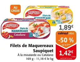 Colruyt SAUPIQUET Filets de Maquereaux offre