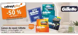 Colruyt GILLETTE Lames de rasoir offre