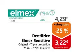 Colruyt ELMEX Dentifrice Sensitive offre
