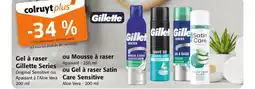 Colruyt GILLETTE Gel à raser Original Sensitive offre