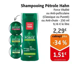 Colruyt PÉTROLE HAHN Shampooing offre