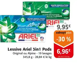 Colruyt ARIEL Lessive 3in1 pods offre