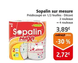 Colruyt Sopalin sur mesure offre