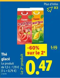 Lidl FREEWAY Iced Tea offre