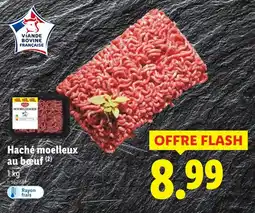 Lidl Viande Bovine Haché moelleux au bœuf offre