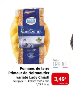 Colruyt Pommes de terre Primeur de Noirmoutier variété Lady Christl offre