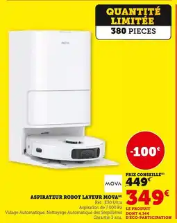 Hyper U MOVA Aspirateur robot laveur offre