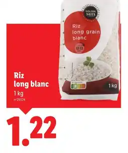 Lidl GOLDEN SUN Riz long grain blanc offre