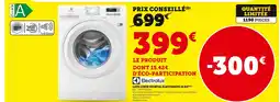 Hyper U Electrolux Lave-linge frontal 10 kg offre