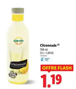 Lidl SOLEVITA Citronnade offre