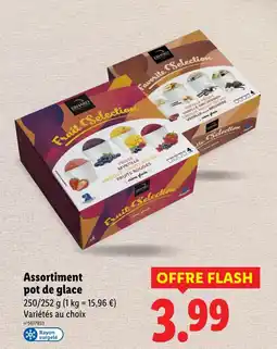 Lidl ERHARD Assortiment pot de glace offre