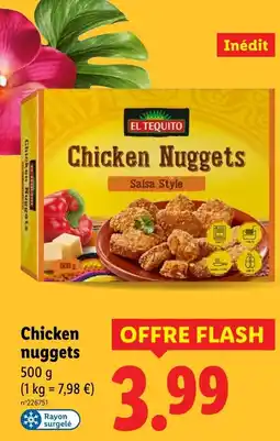 Lidl EL TEQUITO Chicken Nuggets Salsa Style offre