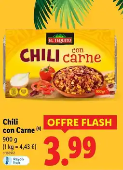 EL TEQUITO Chili con Carne