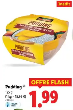 Lidl Pudding lait de coco, graines de chia & mangue offre