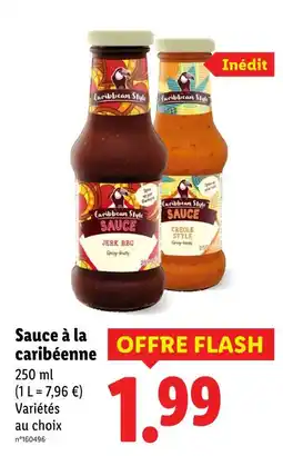 Lidl Sauce à la caribéenne offre