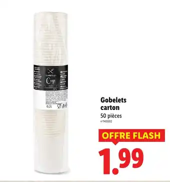 Lidl PARTY CUP Gobelets carton offre