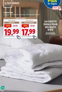 Lidl LIVARNO HOME Couette d'été offre