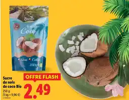 Lidl Sucre de noix de coco Bio offre