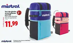 Lidl MISTRAL Sac à dos glacière ou sac isotherme pour SUP offre