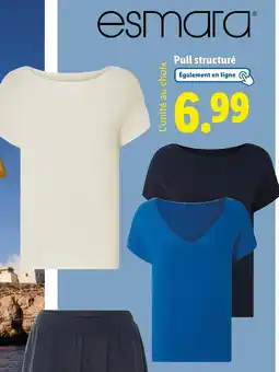 Lidl ESMARA Pull structuré offre