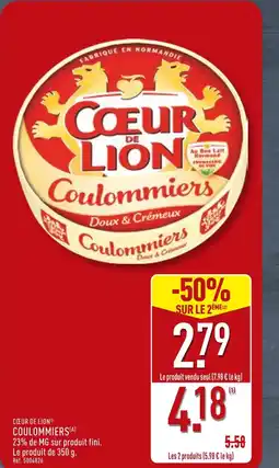 ALDI Coeur de lion Coulommiers offre