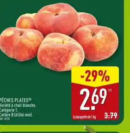 ALDI Pêches plates offre