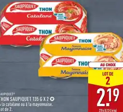 ALDI Saupiquet Thon 135 g x 2 offre