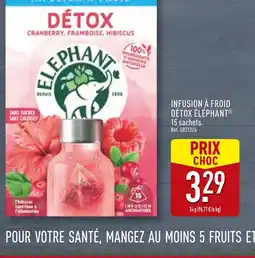 ALDI Éléphant Infusion à froid Détox offre
