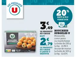 U Express U Bouchees surgelees offre
