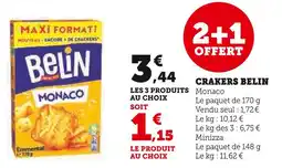 U Express BELIN Crakers offre