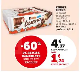 U Express Kinder Bueno offre