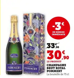 U Express Pommery Champagne Brut Royal offre