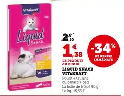 U Express VITAKRAFT Liquid snack offre