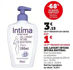 U Express Intima Gel lavant intime quotidien offre