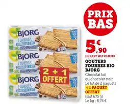 U Express BJORG Gouters Fourres Bio offre