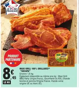 E.Leclerc Express SOCOPA Maxi grill 100% grillades offre
