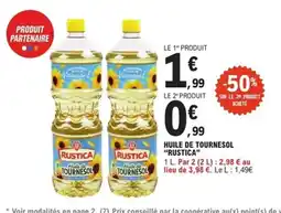 E.Leclerc Express RUSTICA Huile de tournesol offre