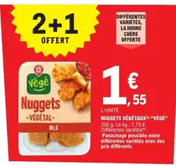 E.Leclerc Express VÉGÉ Nuggets végétaux offre