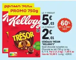 E.Leclerc Express KELLOGG'S Céréales trésor offre