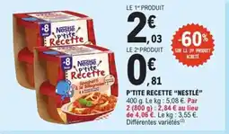 E.Leclerc Express NESTLÉ P'tite recette offre