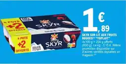 E.Leclerc Express YOPLAIT Skyr sur lit aux fruits rouges offre