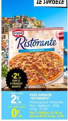 E.Leclerc Pizza Surgelée Ristorante offre