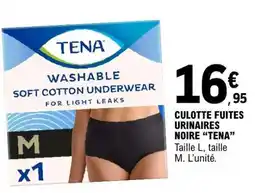 E.Leclerc CULOTTE FUITE URINAIRES NOIRE 'TENA' offre