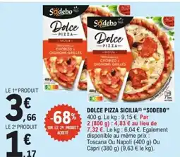 E.Leclerc Express SODEBO Dolce pizza sicilia offre