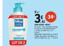 E.Leclerc Express MIXA Soin visage offre