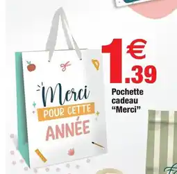 Bazarland Pochette cadeau Merci offre