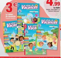 Bazarland Le cahier de Vacances offre