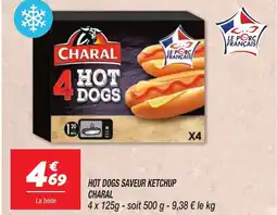 Netto CHARAL Hot dogs saveur ketchup offre