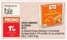 Netto NETTO Spécial hamburger au cheddar offre