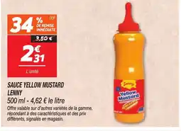 Netto LENNY Sauce yellow mustard offre